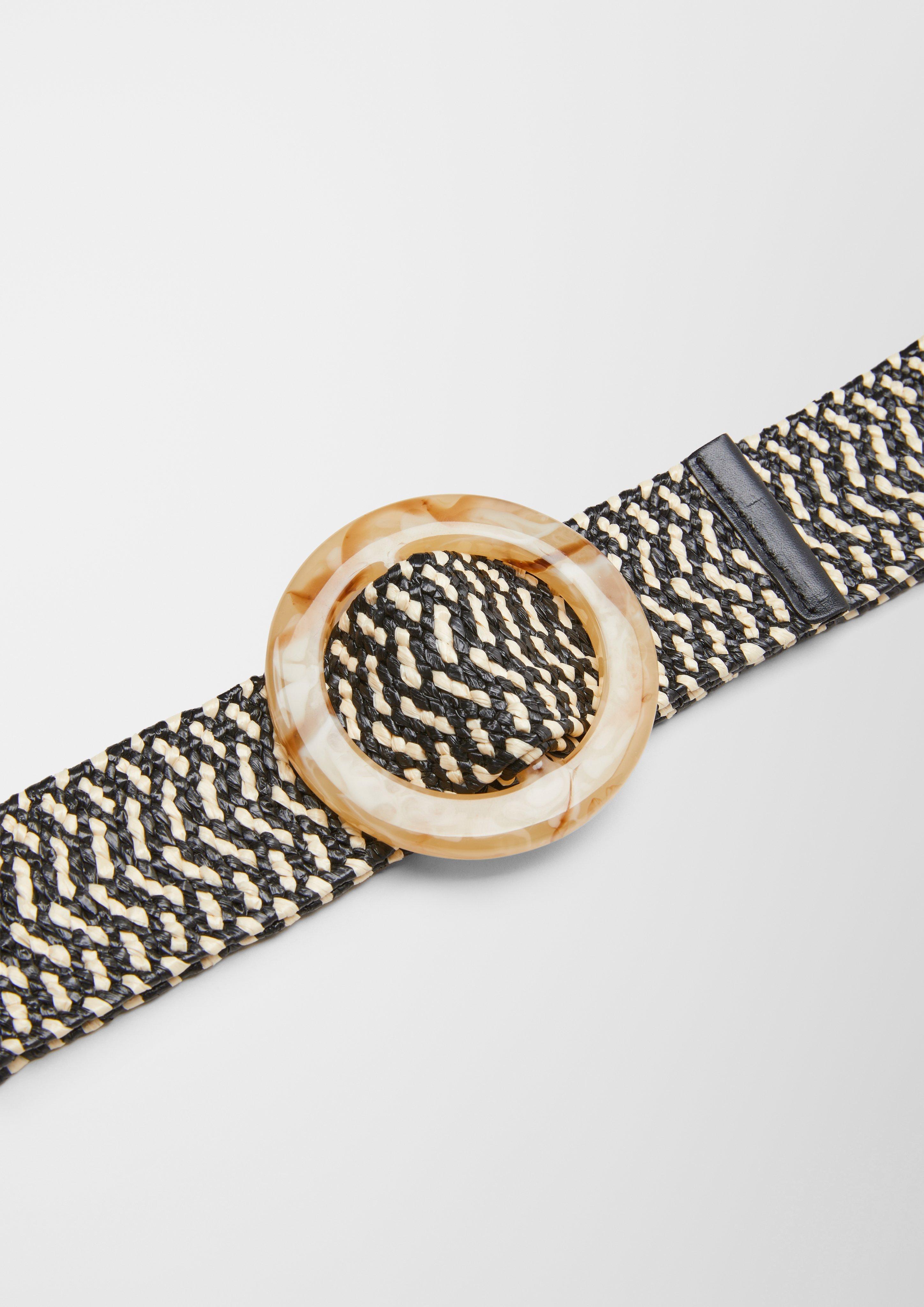 Taillengürtel mit Leder  2131957-99X1
