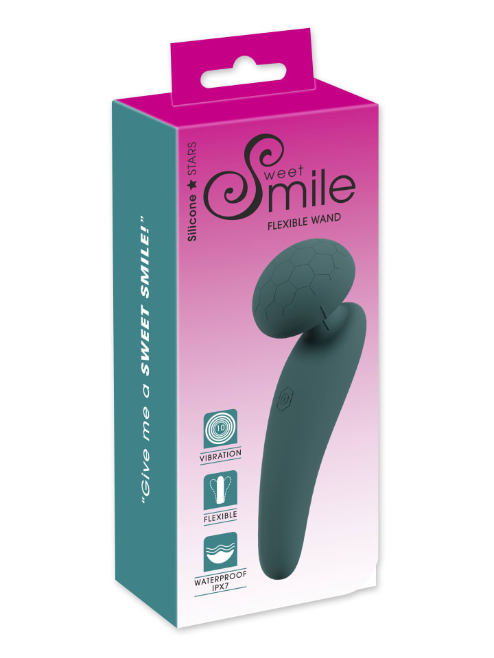 Sweet Smile Massagestab Flexible Wand in grün günstig kaufen 14 cm