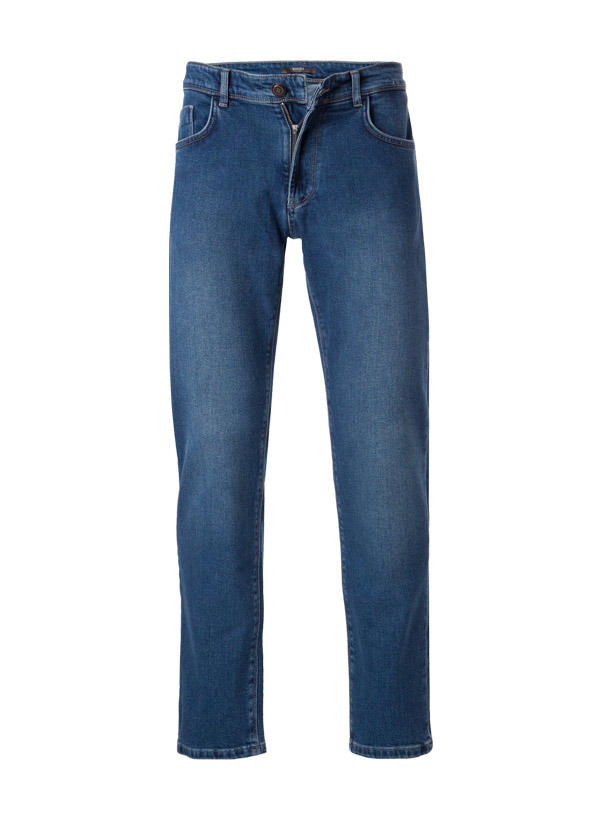 BOGGI MILANO, Jeans Claude, Baumwoll-Stretch, mittelblau