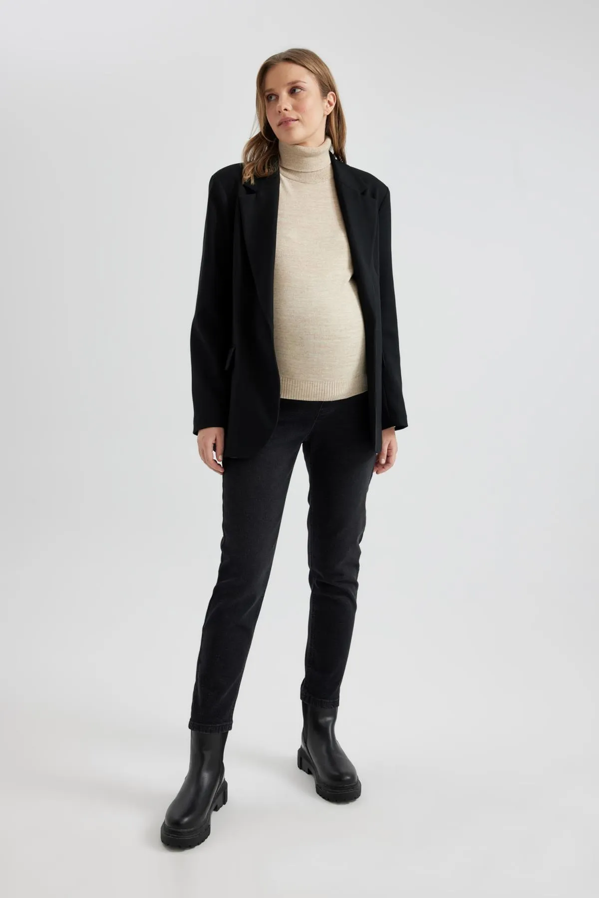 DeFacto  Lange Umstandshose mit hoher Taille und zerrissenen Details - Tycob63njn169628932537002
