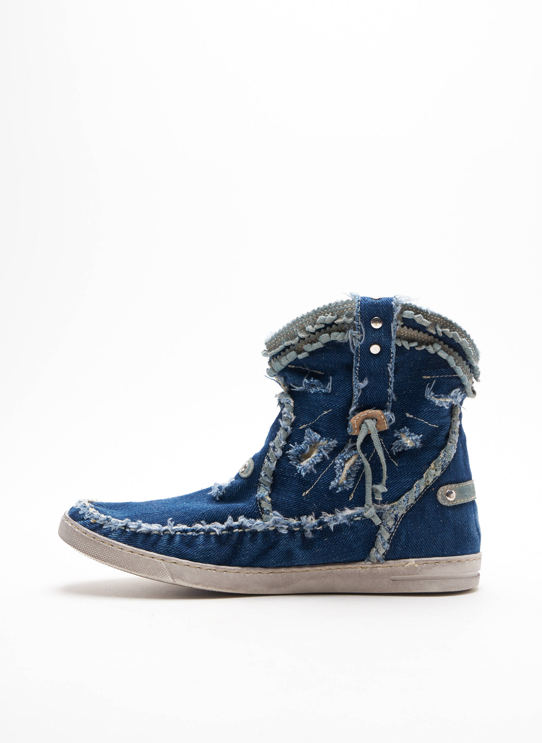 El Vaquero Bottines Femme couleur bleu