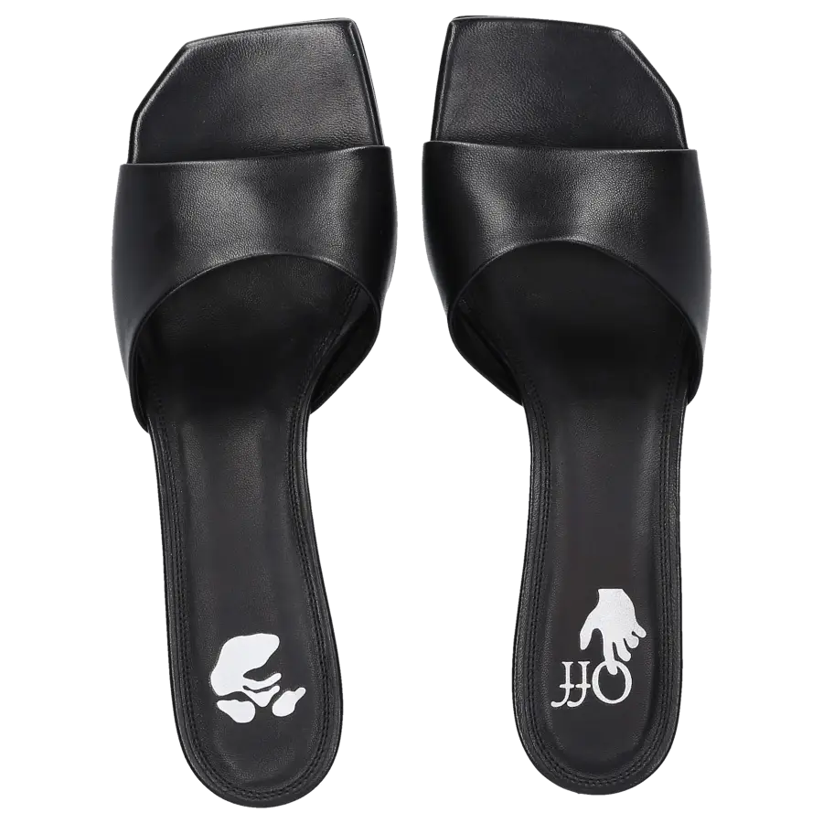 Off-White - Sandalen ALLEN Kalbsleder - schwarz