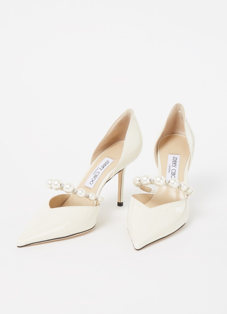 Jimmy Choo Aurelie pump in patent leather with crystal