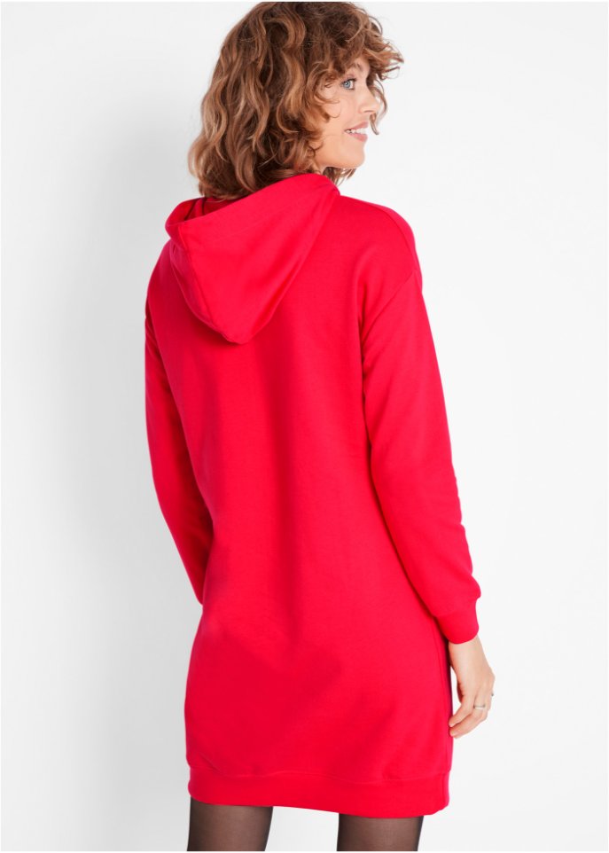 Sweatkleid mit Kapuze