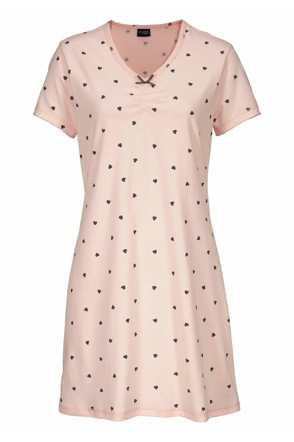 Vivance  Nachthemd - Rosa - Basic