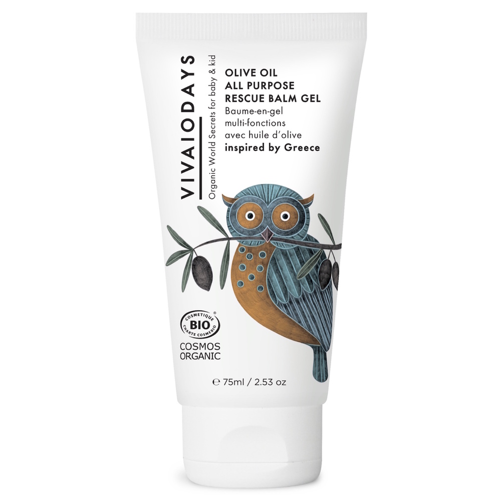 vivaiodays Baume-En-Gel Nourrissant Et Apaisant Multi-Fonctions À L’Huile D’Olive Baume-en-gel multifonctions Certifié Biologique Visage & Corps