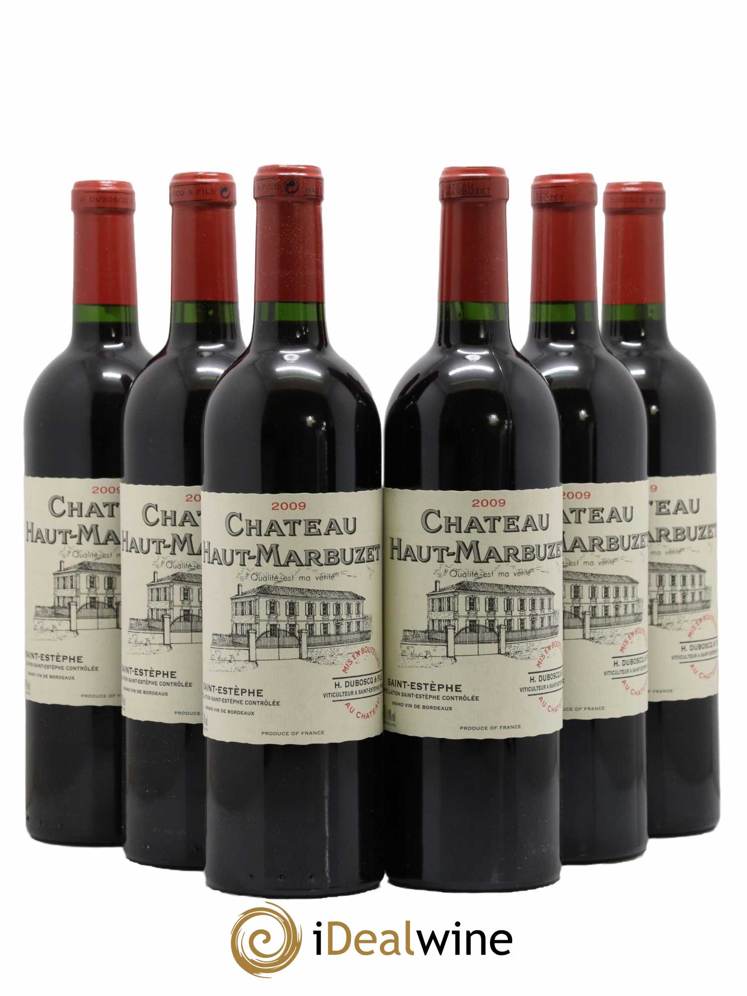 Château Haut Marbuzet  2009 - Lot de 6 Bouteilles