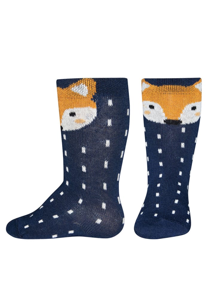 ewers 1er Pack Kniestrümpfe Fuchs in blau günstig kaufen