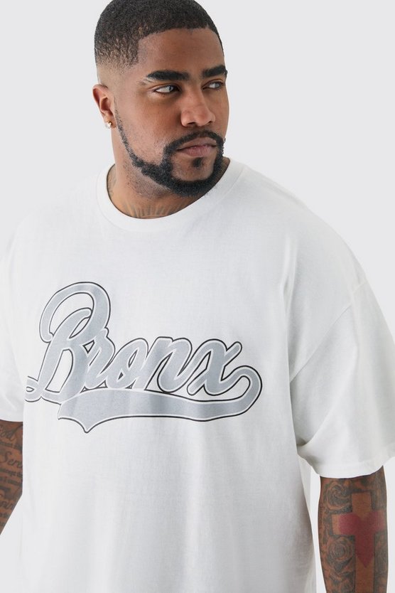 Plus T-Shirt mit Bronx Print
