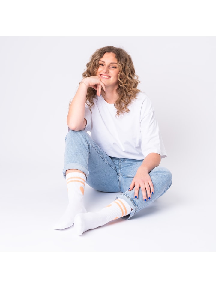 Occulto 3er Pack Herz Tennis Socken Venus in Grün/Orange günstig kaufen
