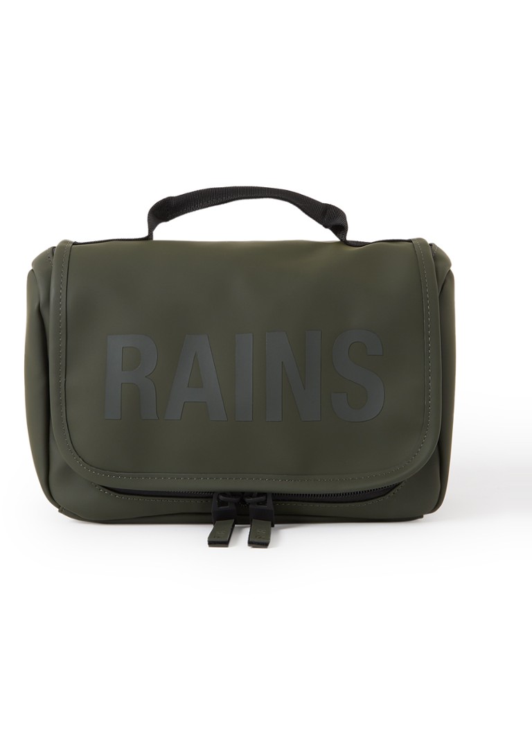 Geantă de toaletă Rains Texel cu strat hidrofug și logo