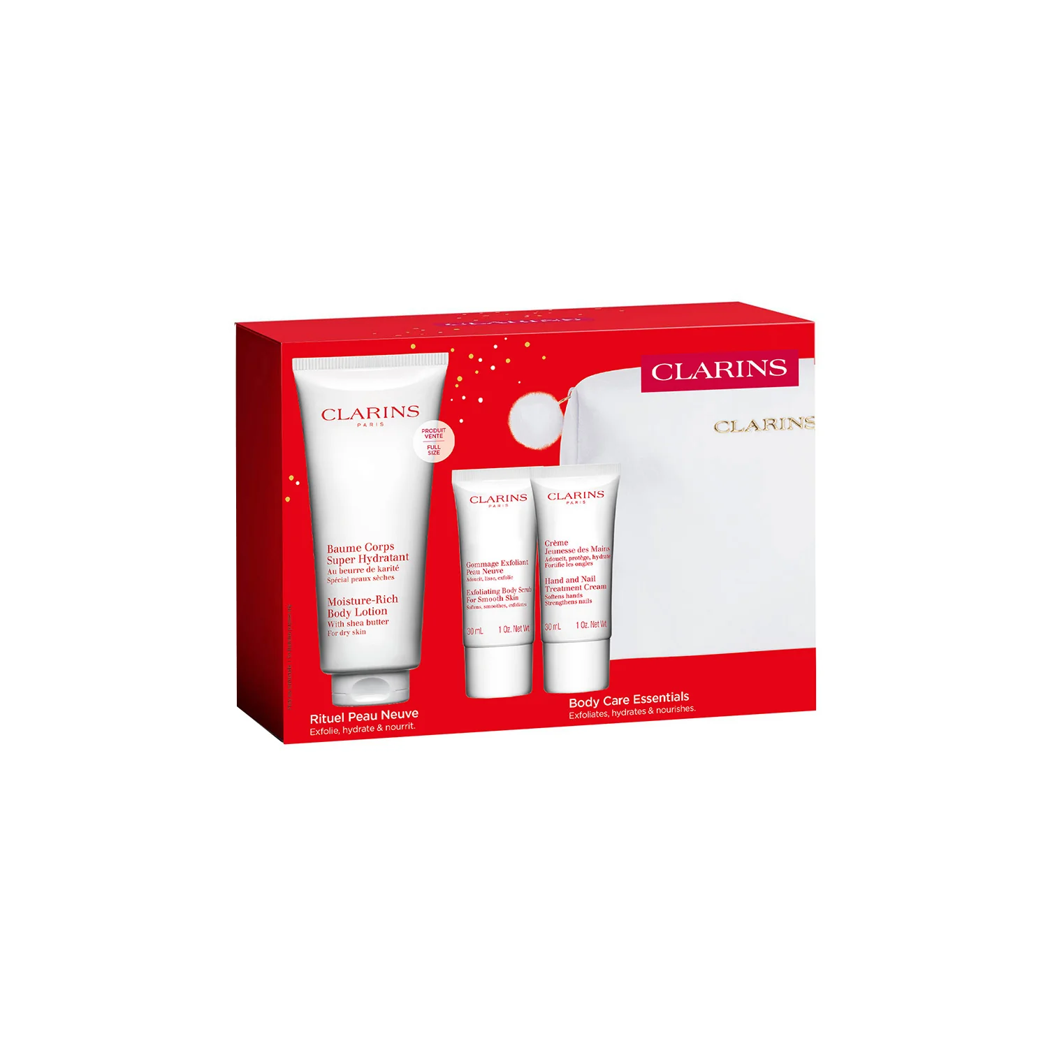 SET Îngrijire Corporală Ritual Peau Neuve - Set Corp, Cremă Corp, Exfoliant, Tratament Mâini