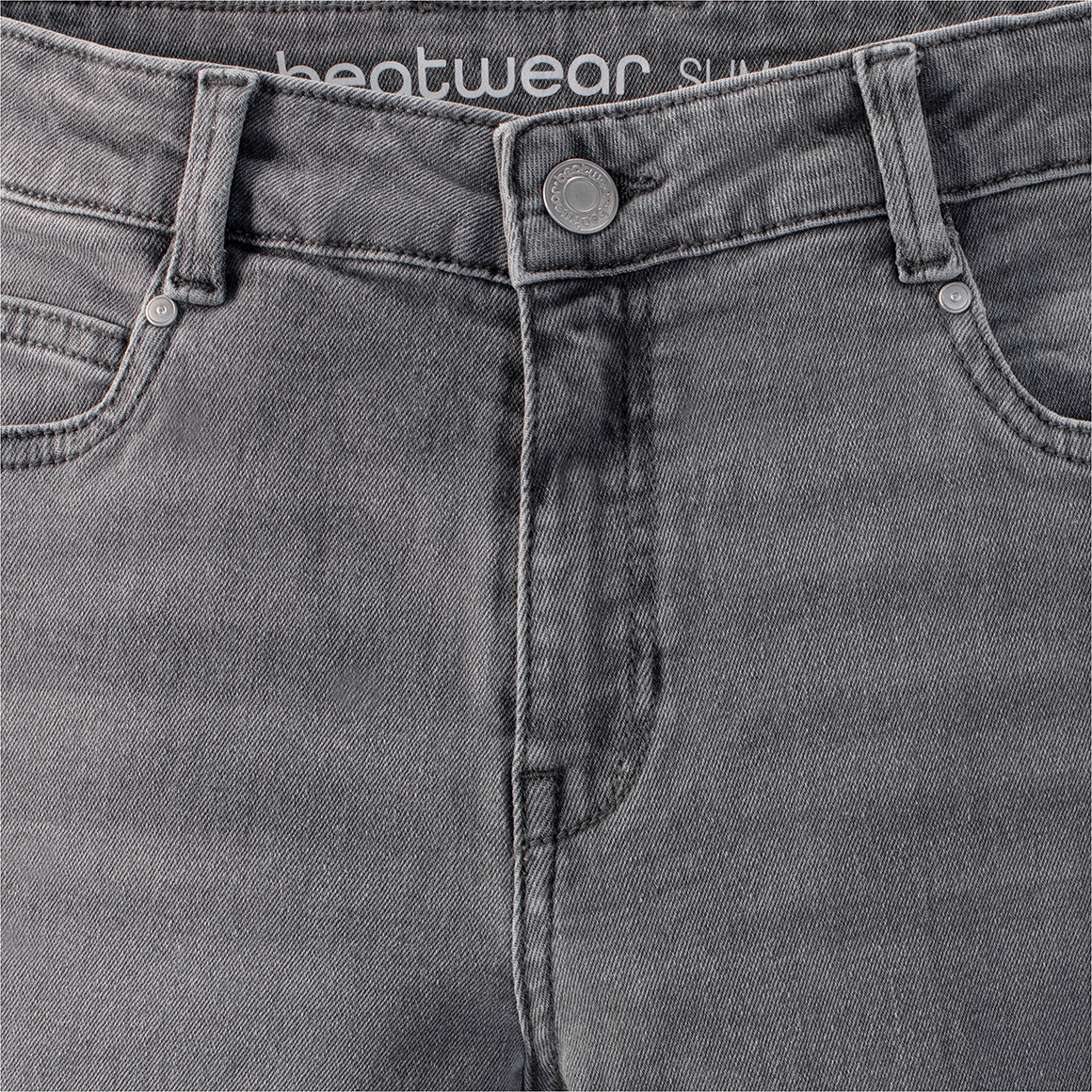 Jungen Slim-Jeans mit Used-Waschung