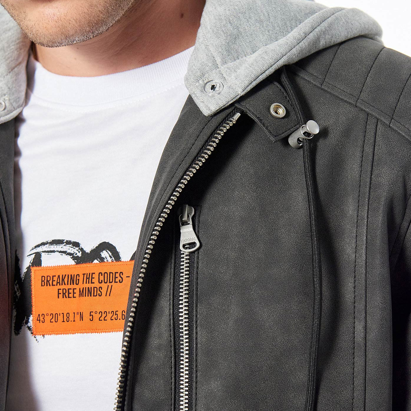 SISKA  Blouson noir Homme