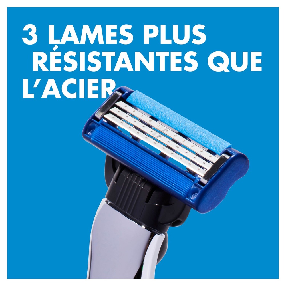 gillette Gillette Mach3 Turbo Rasoir - 3 lames Rasoirs
