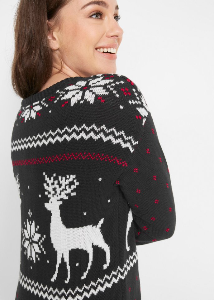 Pullover mit Wintermotiv