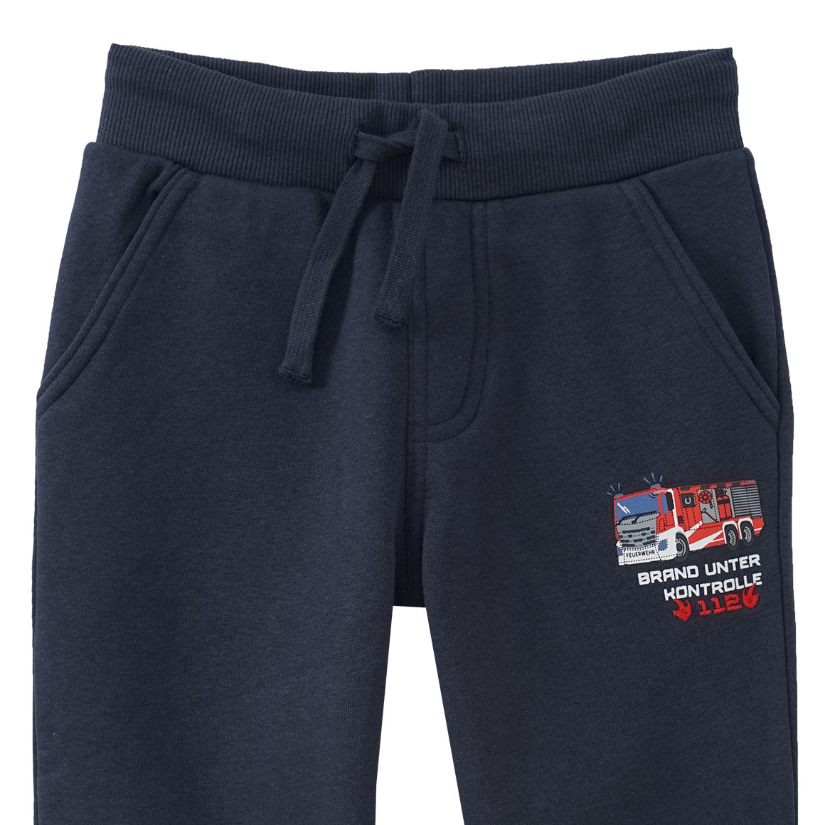 Jungen Jogginghose mit Feuerwehr-Print