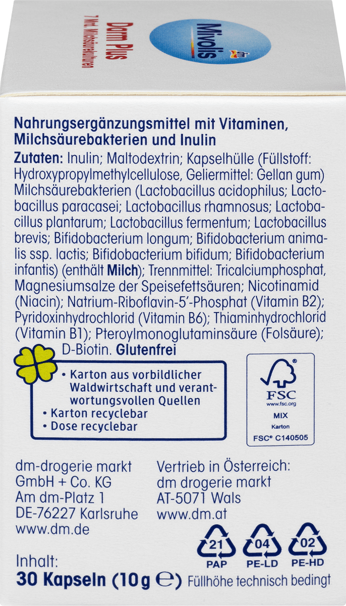 Darm Plus Kapseln 30 St., 10 g