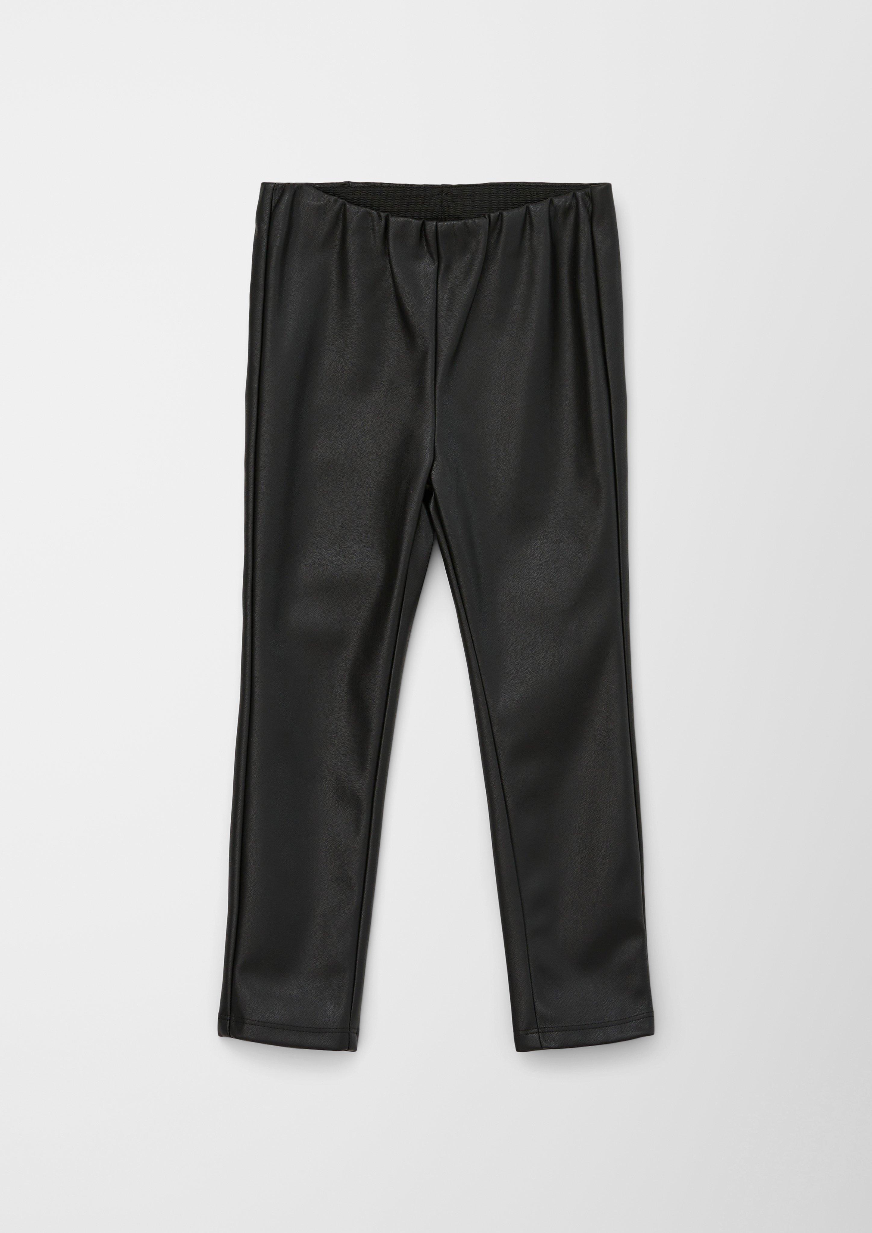 Leggings aus Lederimitat  2137923-9999