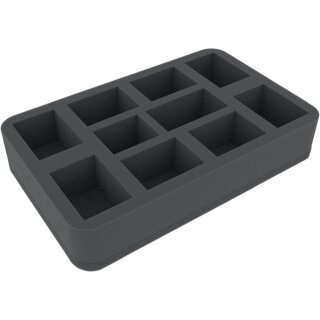 Feldherr 275×172×50mm Schaumstoffeinlage - 10 Fächer