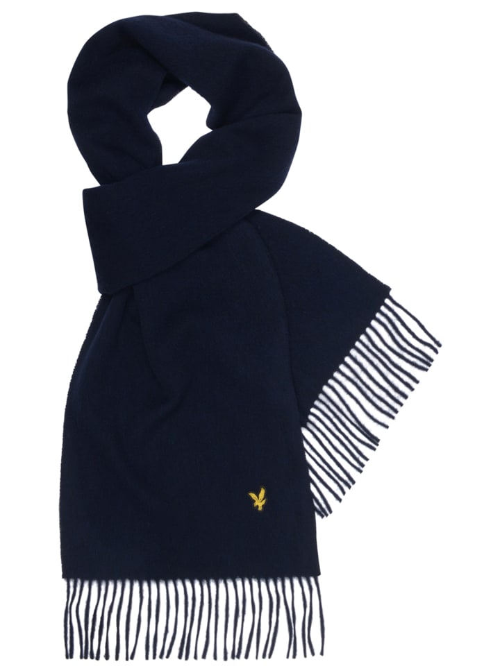 Lyle & Scott Strickschal in Dunkelblau günstig kaufen onesize