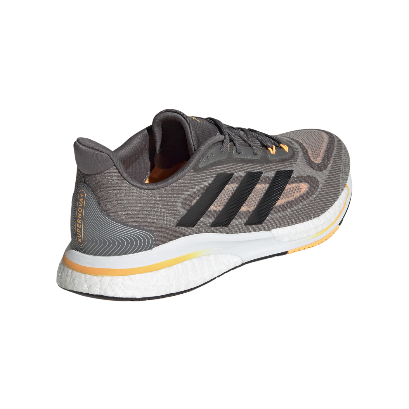 adidas Supernova+ Running Grau Schwarz Orange