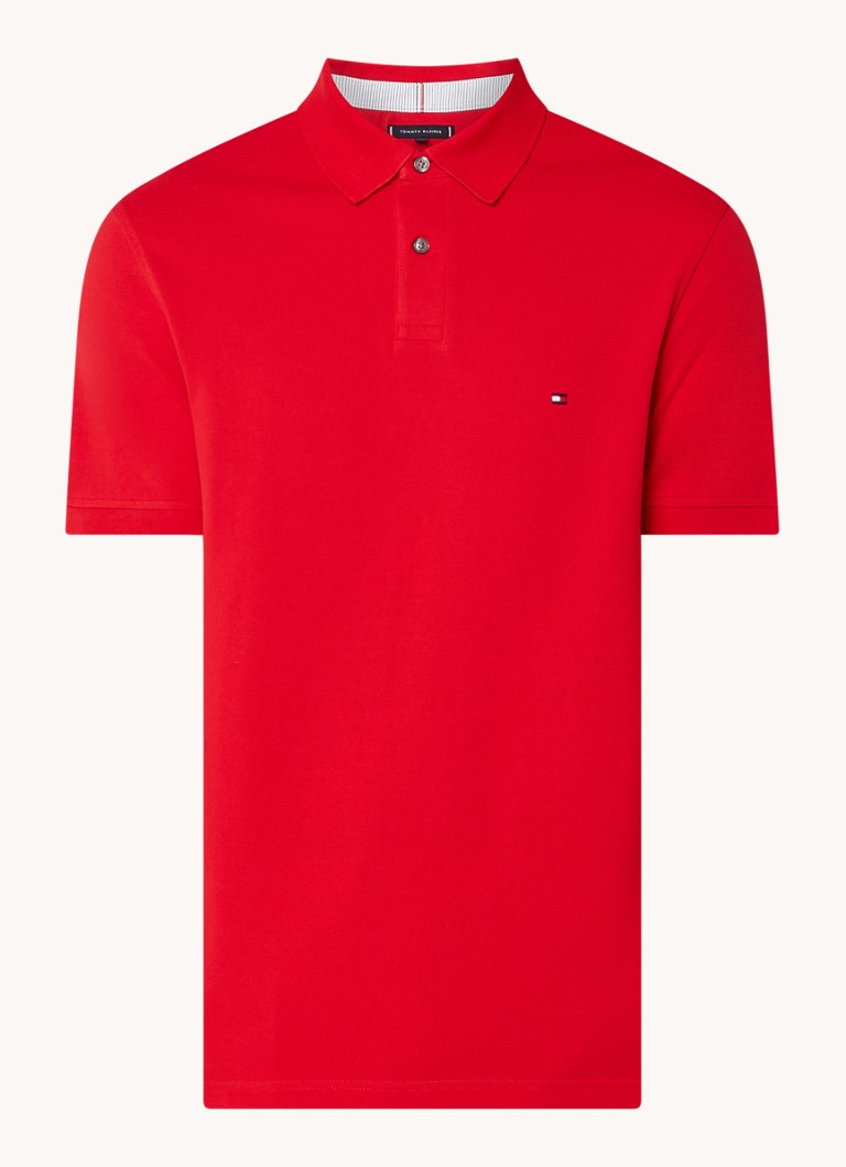 Polo Tommy Hilfiger Core de corte regular, confeccionada em piqué de algodão com bordado do logotipo.