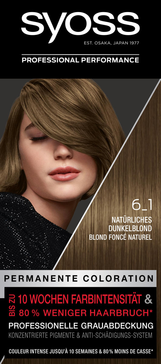 Haarfarbe 6_1 Natürliches Dunkelblond, 1 St