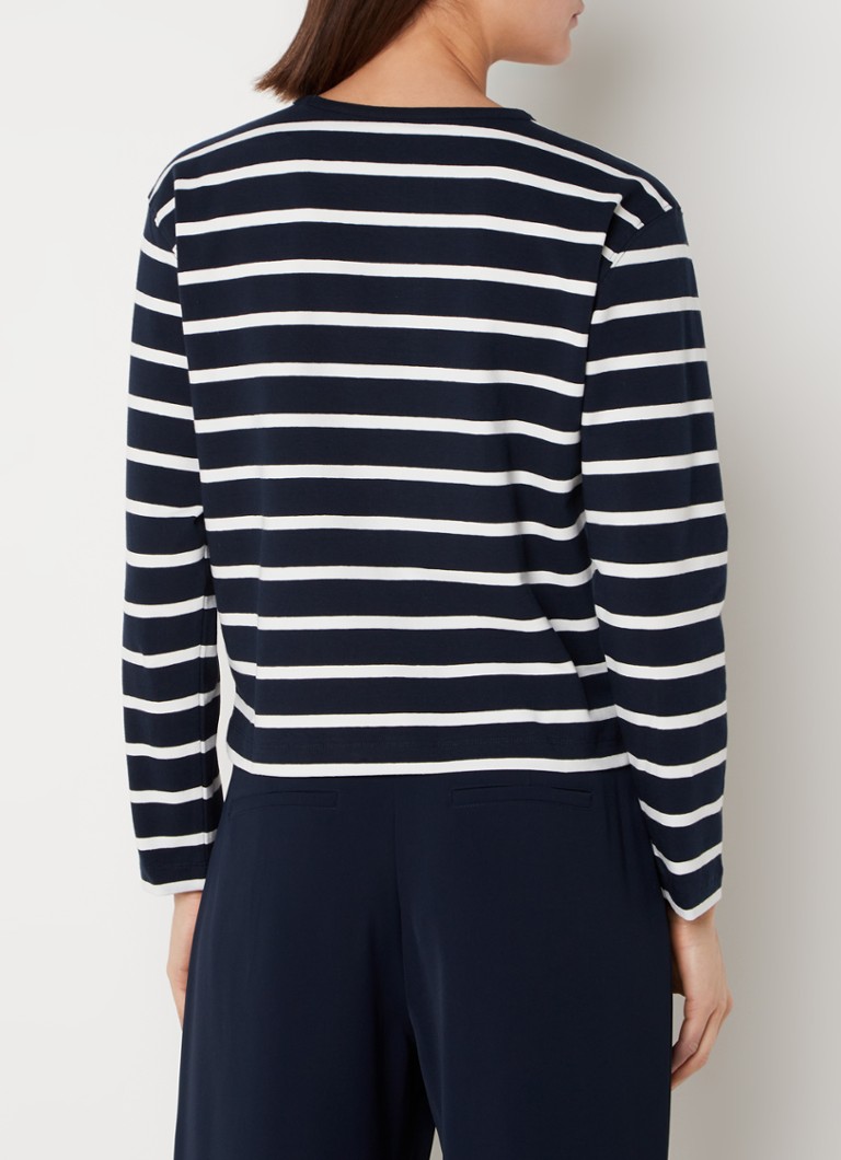 French Connection Rallie long-sleeved shirt with stripe print