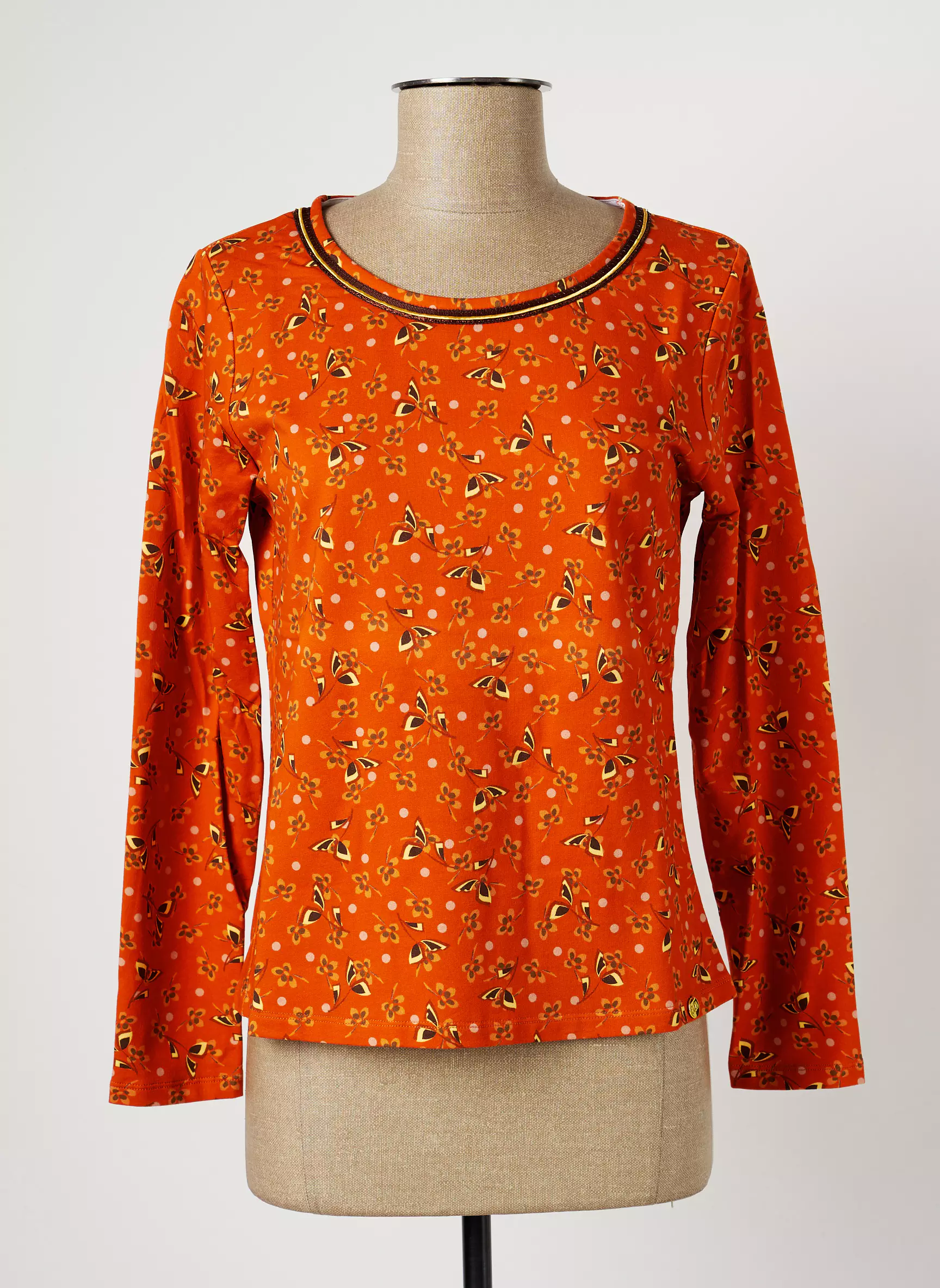 Paul Brial Tshirts Femme couleur orange