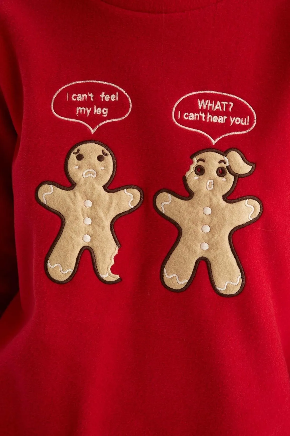 DeFacto  Bedrucktes Fleece-Pyjama-Set mit Rundhalsausschnitt und Neujahrsmotiv zum Verlieben