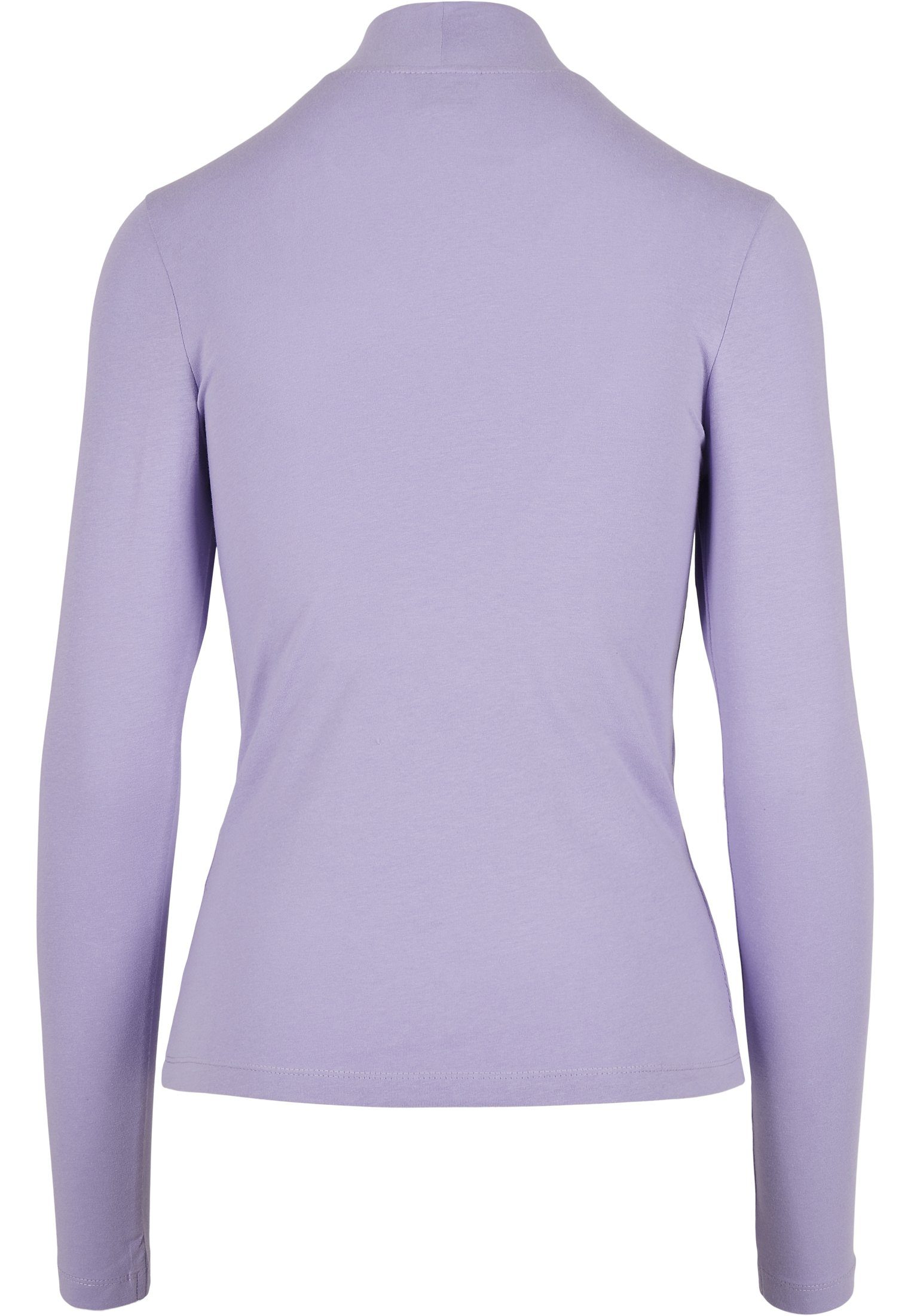 URBAN CLASSICS Langarmshirt Damen Ladies Cut-Out Turtleneck Longsleeve (1-tlg)