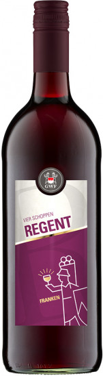 2022 VIER SCHOPPEN Regent Qualitätswein lieblich 1,0 L - Winzergemeinschaft Franken eG