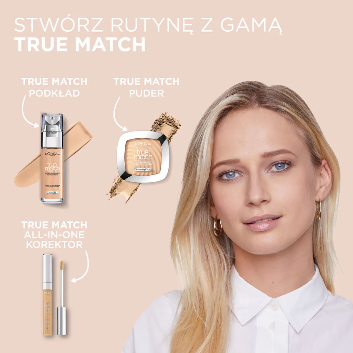 L'Oréal Paris True Match пудер N1