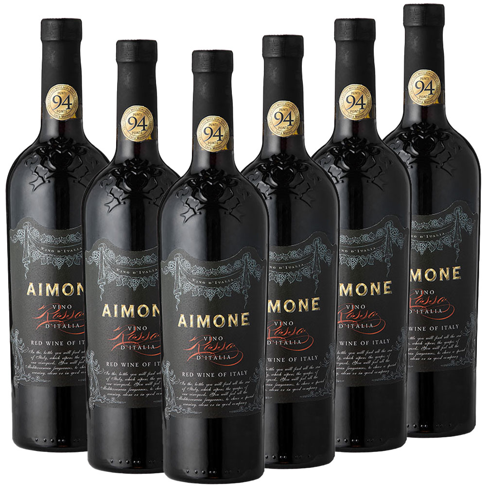 Aimone Vino Rosso d'Italia - 6er Karton