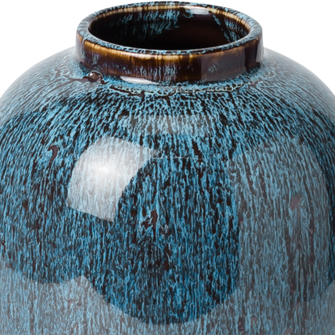 Vase in bauchiger Form