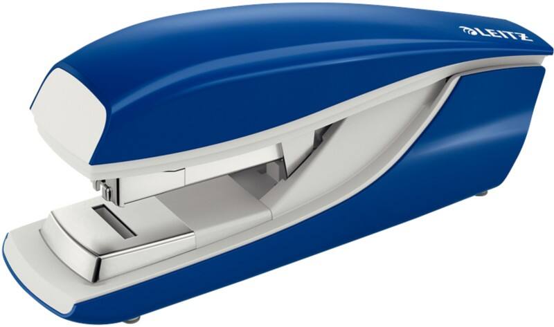 Leitz NeXXt Flachheftgerät 5523 Halbstreifen 40 Blatt Blau 24/8, 26/8 Kunststoff, Metall