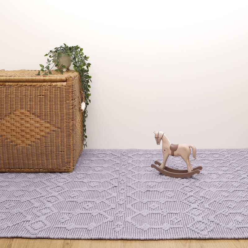 Tapis mauve 110x170cm BLONDER