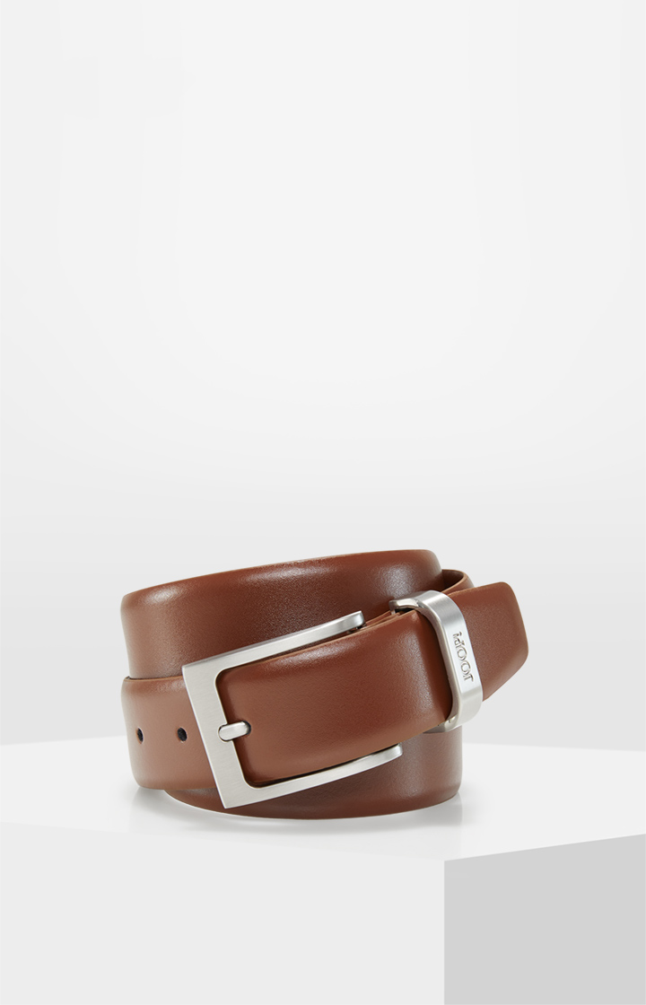 Ledergürtel in Cognac