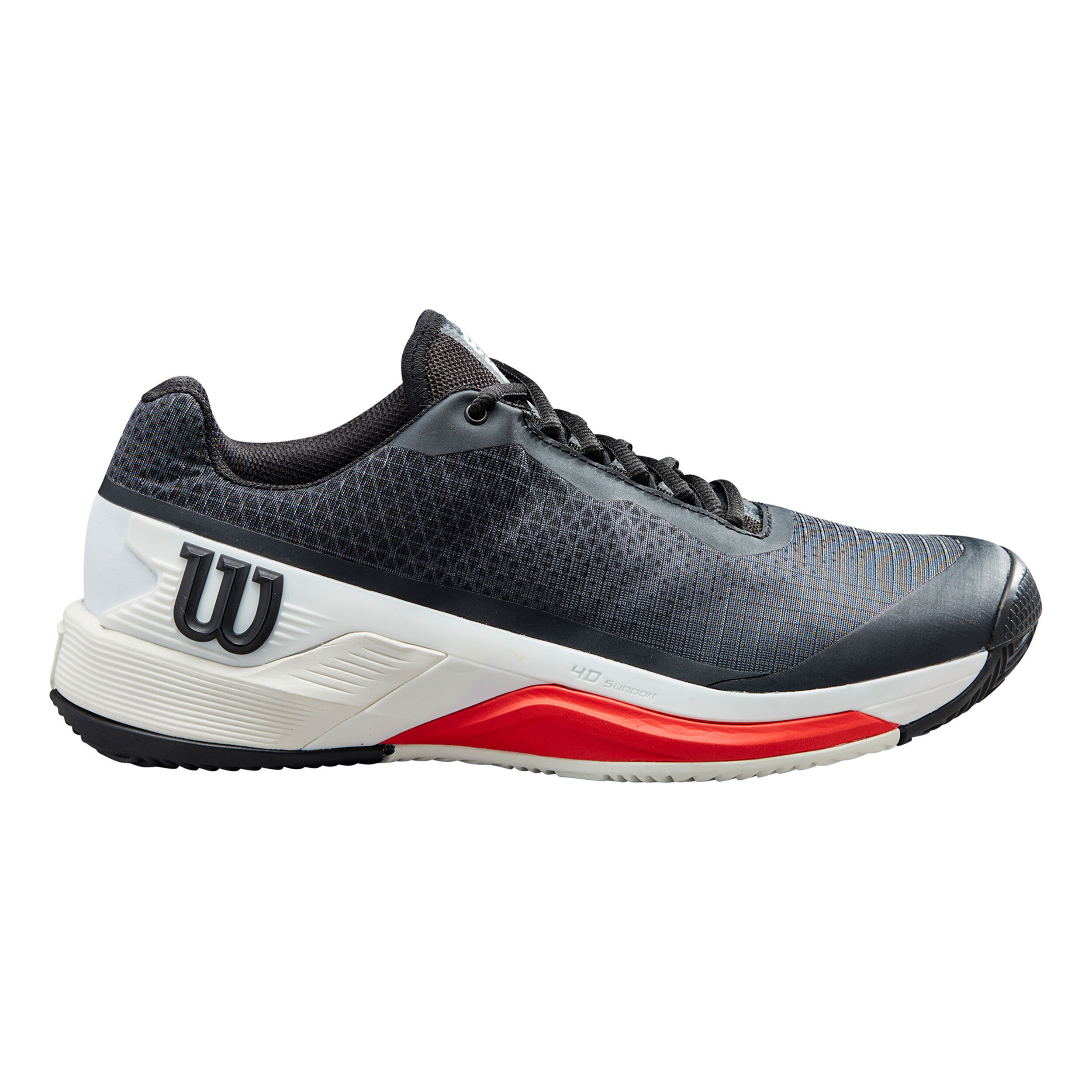 Rush Pro 4.0 Sandplatzschuh Herren - Schwarz, Rot