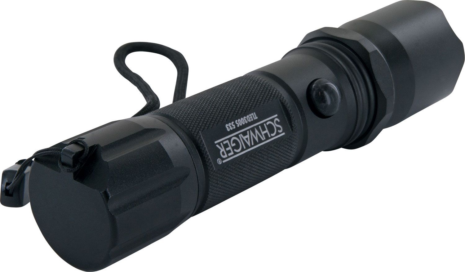 Schwaiger schwarze TLED300 LED Taschenlampe