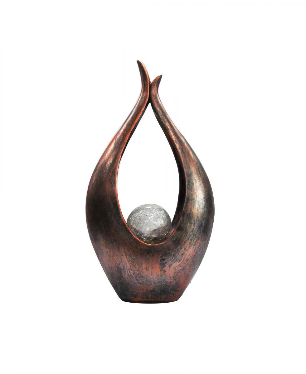 Globo Lighting - SOLARLEUCHTE KUNSTSTOFF BRONZEFARBEN, 1XLED - Solarleuchte Kunststoff bronzefarben, LED