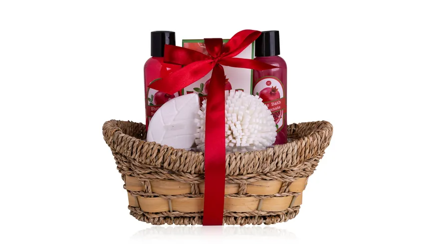 Accentra Granatapfel in Körbchen Geschenkpackung