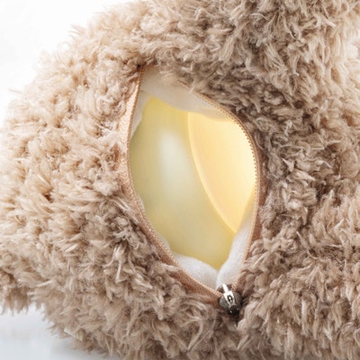 Light at Night Caspar Teddybär, 28 cm, hellbraun