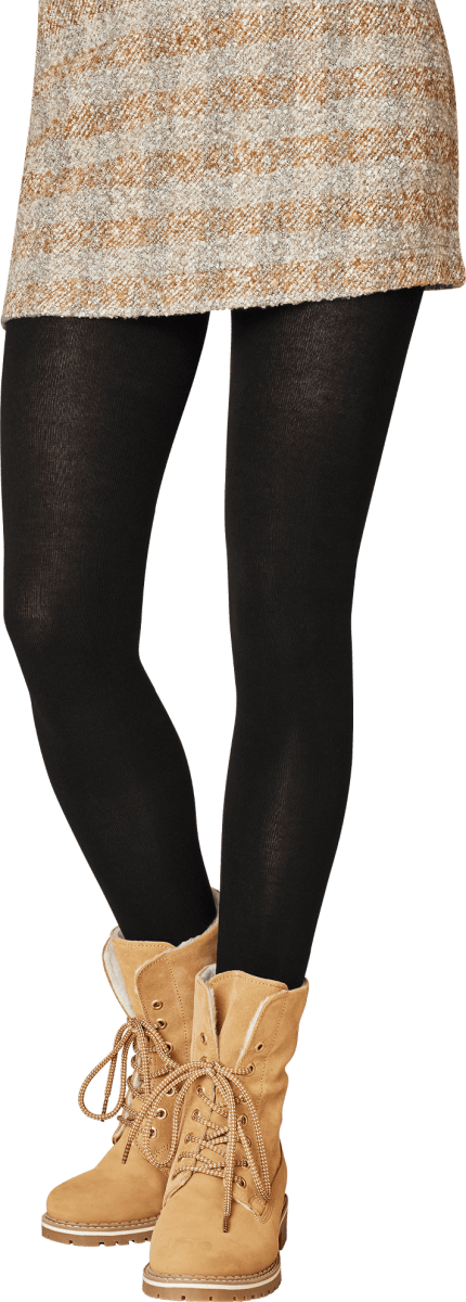Strumpfhose Bio-Baumwolle schwarz Gr. 50/52, 1 St