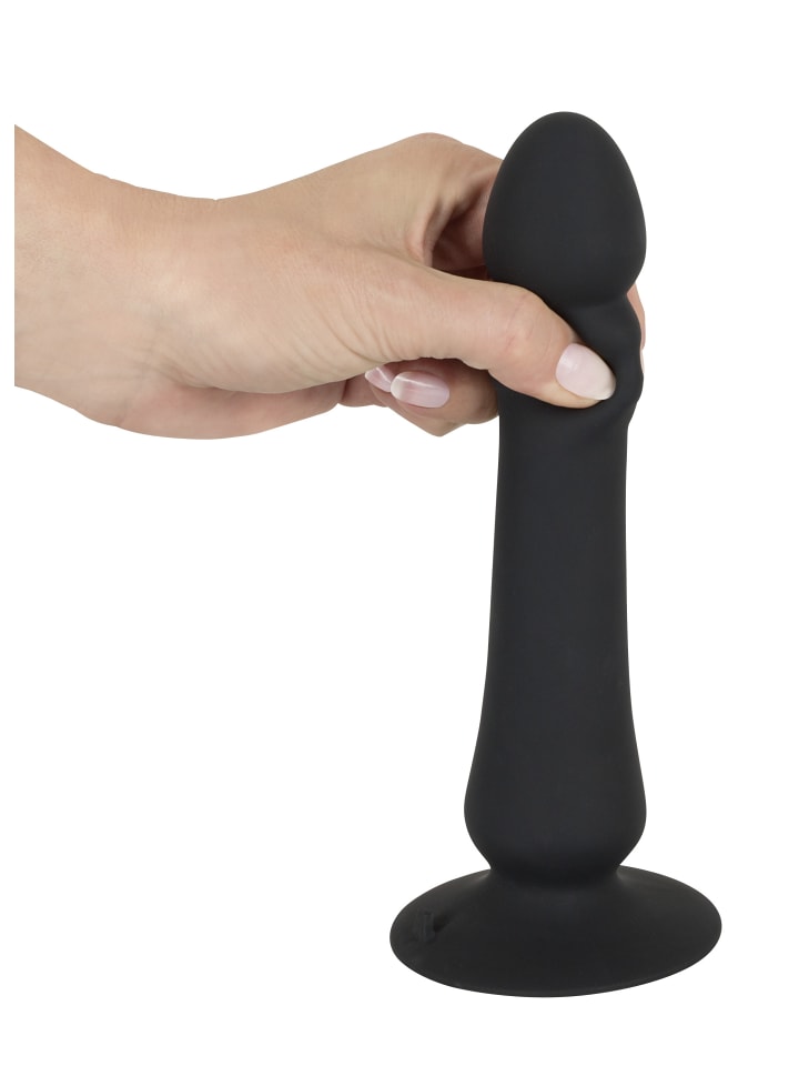 Black Velvets Stoßvibrator Anal thruster in schwarz günstig kaufen 19,5 cm