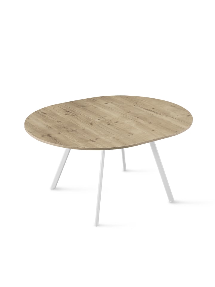 B&D Home Ausziehstisch LIV in Sandeiche - (B)120-150 x (H)76 x (T)120 cm günstig kaufen onesize