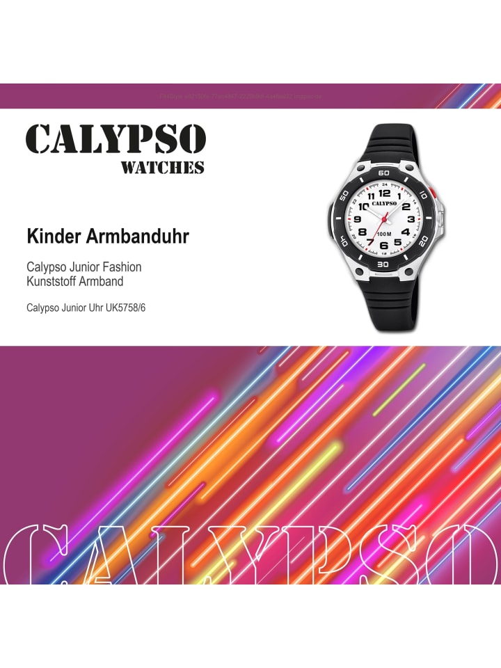 Calypso Analog-Armbanduhr Calypso Junior schwarz mittel (ca. 36mm) günstig kaufen onesize