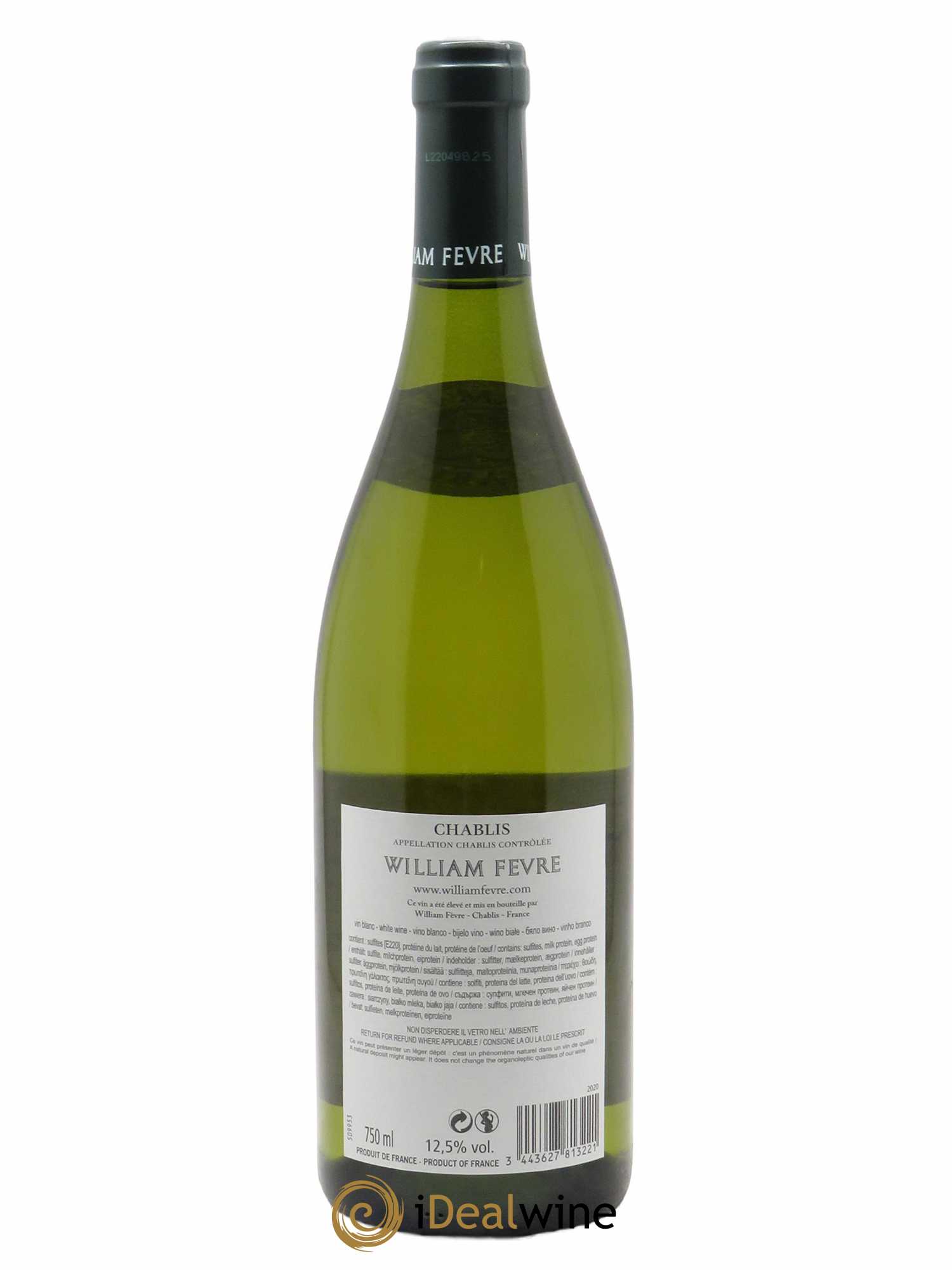 Chablis Maison William Fèvre  2020 - Lot de 1 Bouteille