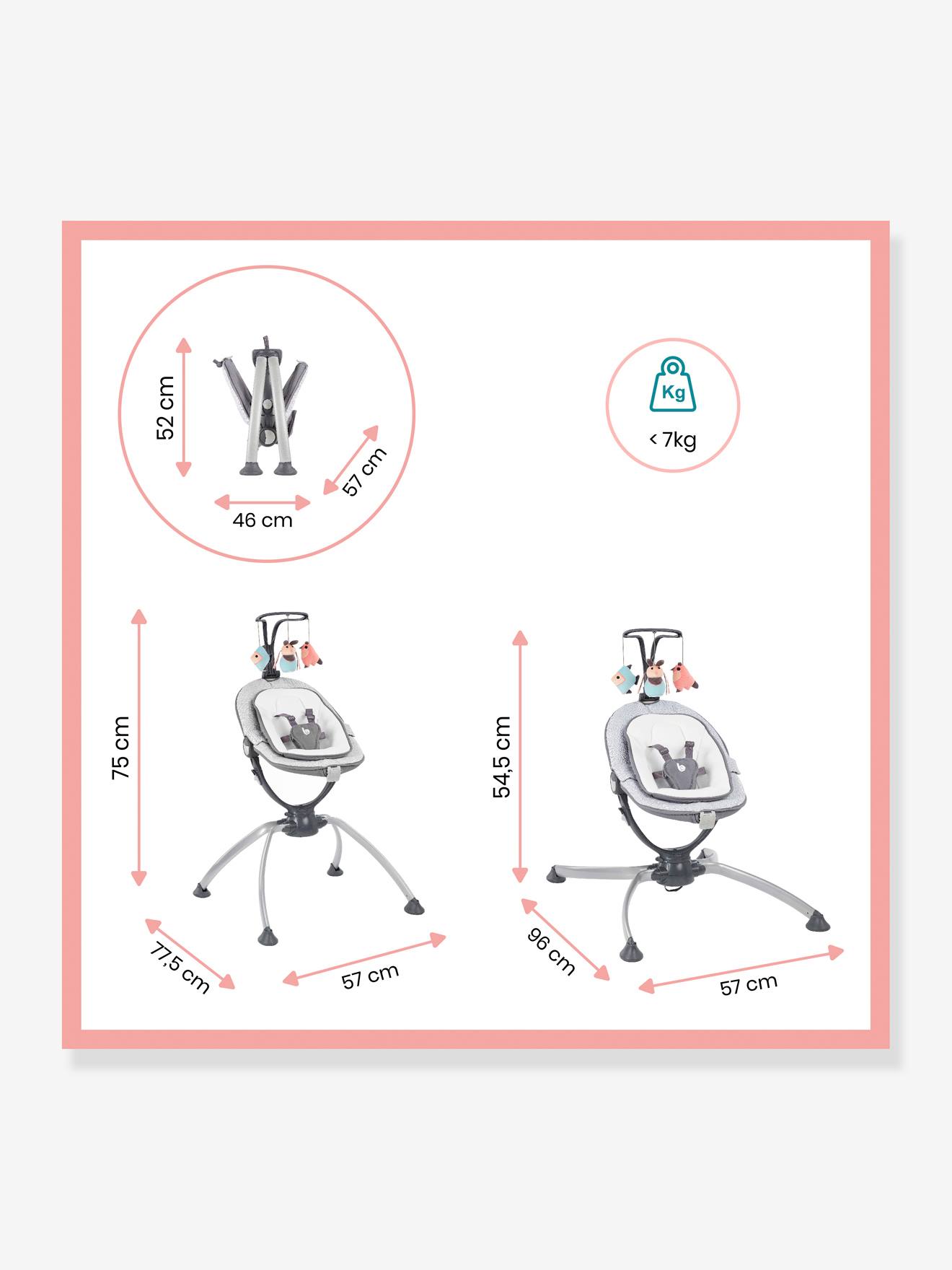 Transat BABYMOOV Swoon Up avec arche de jeu graphik